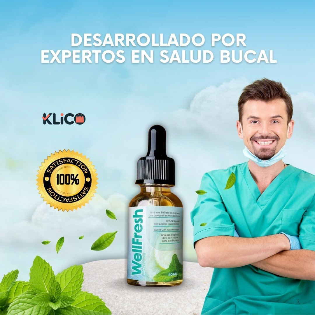 Well Fresh - Gotas naturales contra el mal aliento