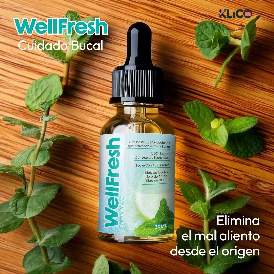 Well Fresh - Gotas naturales contra el mal aliento