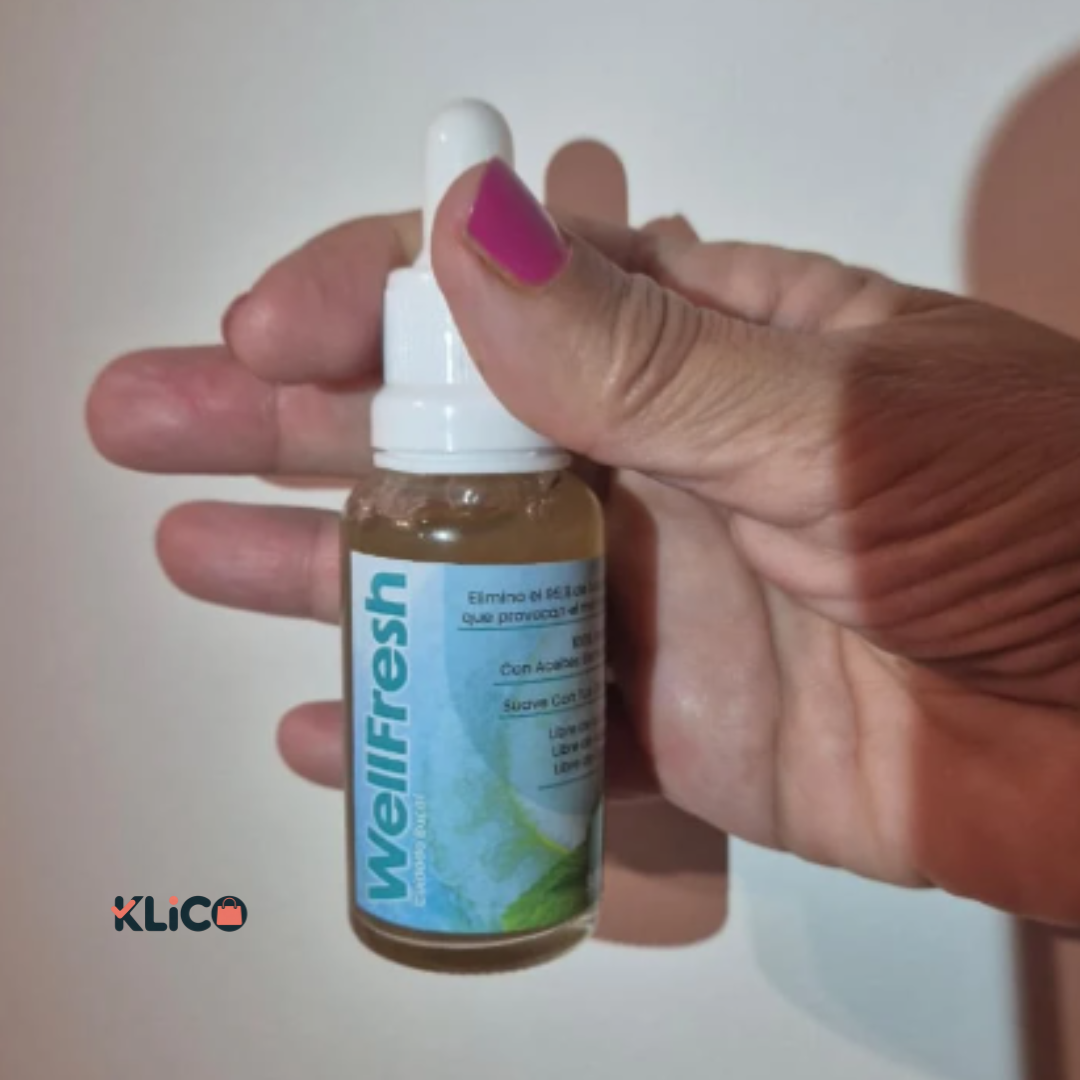 Well Fresh - Gotas naturales contra el mal aliento